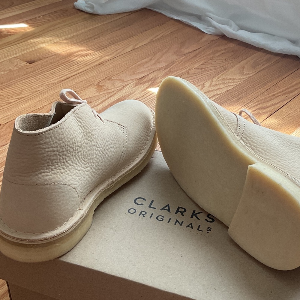 Clarks Originals Women’s Leather Chukka Desert Boots 8.5 - Picture 4 of 8